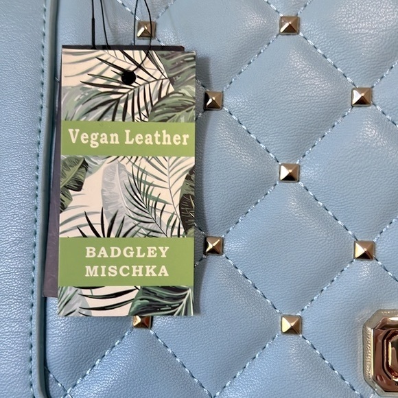 NWT Badgley Mischka Crossbody Faux Pearl Studded Accents - Picture 4 of 15